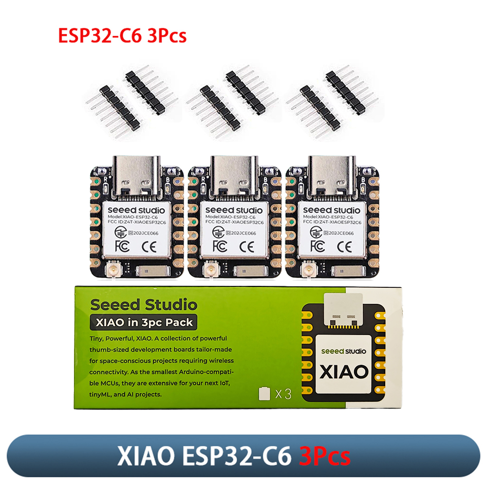 Home Automation With Arduino - XIAO ESP32-C6 3 szt. Moduł Płytki