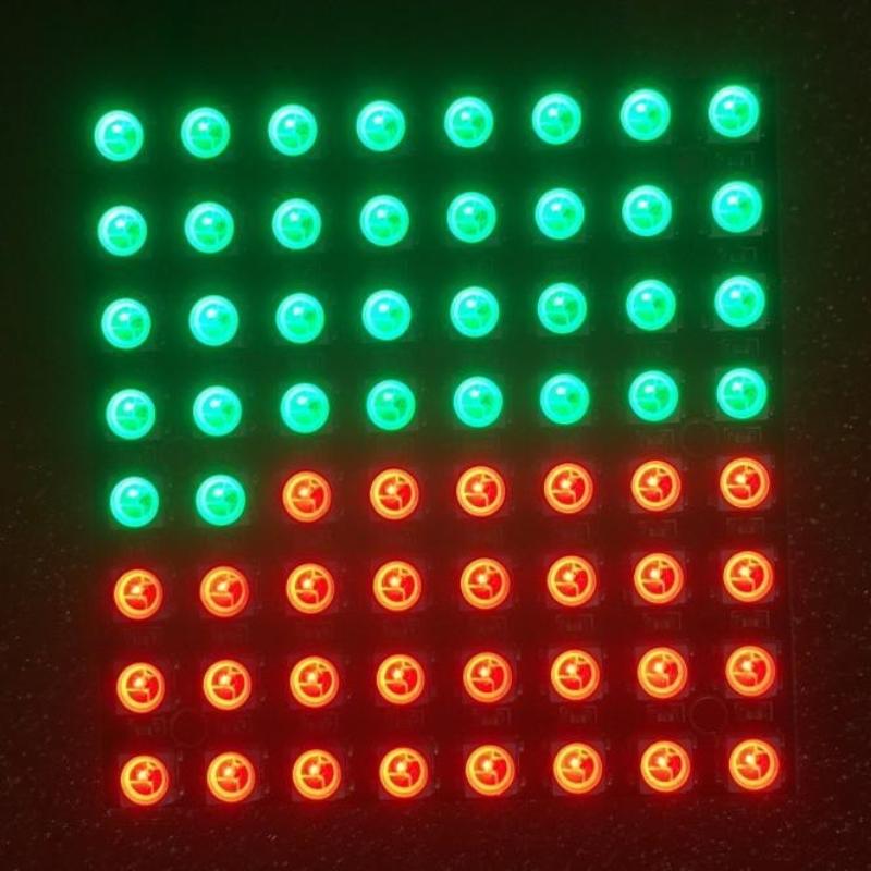 ~Moduł matrycy LED WS2812 5050 – Rgb Led Matrix 8X8 recenzja i cena