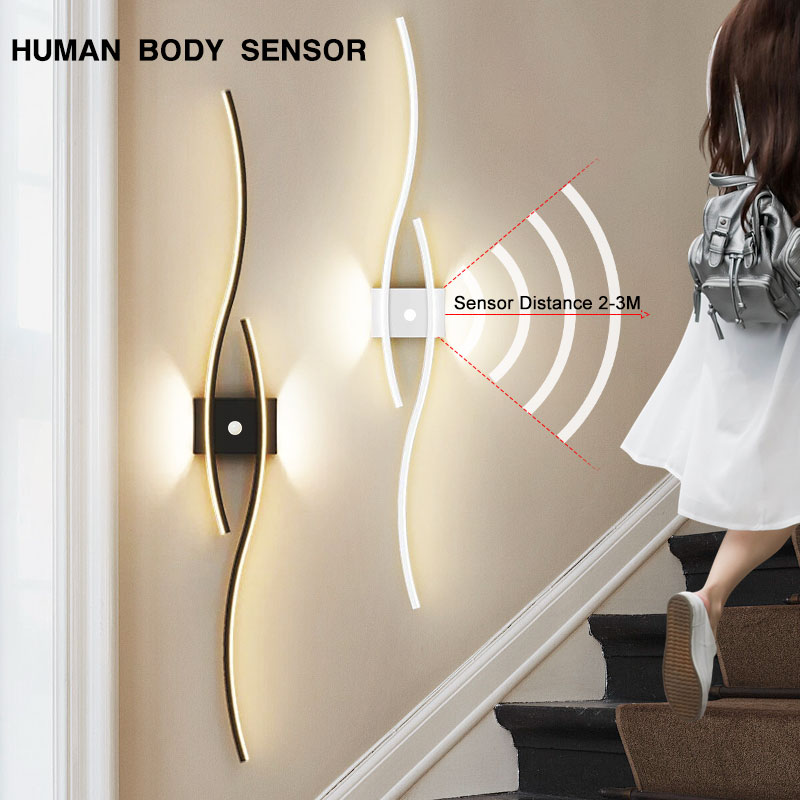 Wewnętrzne lampy ścienne LED z – Motion Sensor Pir Wired recenzja i cena