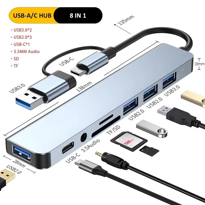 Hub USB typu C, rozdzielacz US – Home Assistant Sd recenzja i cena