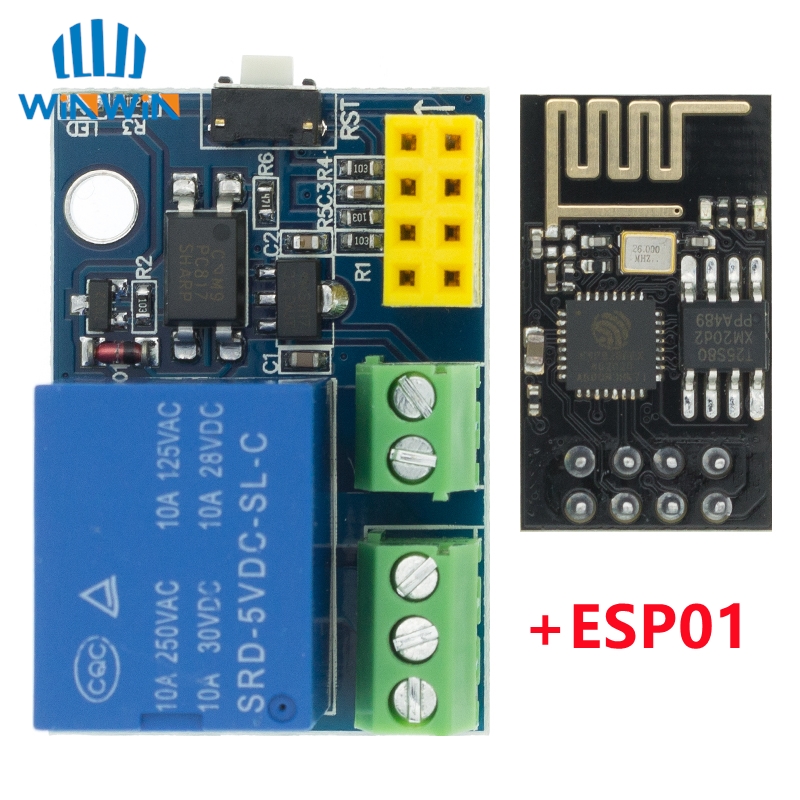 ESP8266 ESP-01 ESP-01S 5V Modu – Home Automation With Arduino recenzja i cena