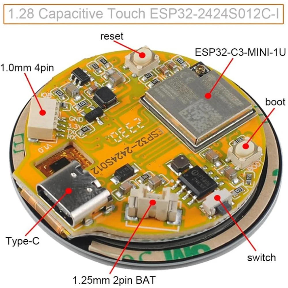 ESP32-2424S012C-I 1,28-calowy  – Home Automation With Arduino recenzja i cena